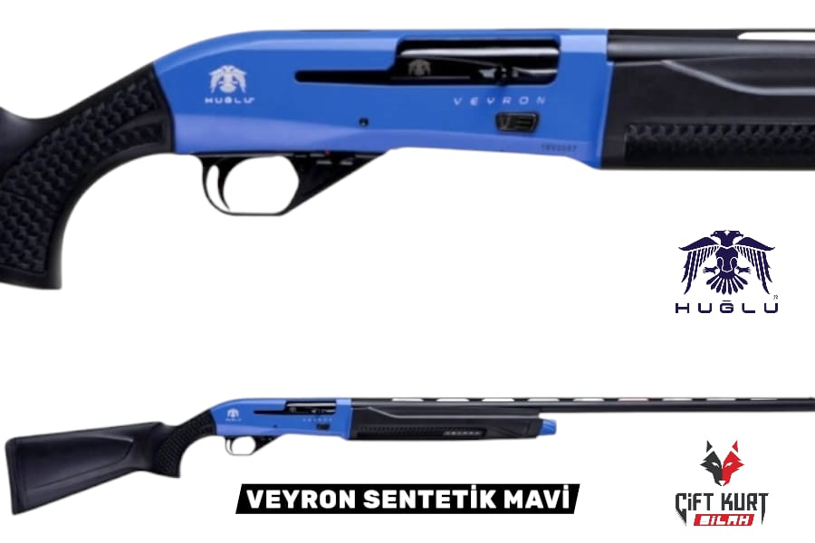 Huğlu VEYRON SENTETİK MAVİ Tüplü Şarjörlü Yarı Otomatik AV Tüfeği